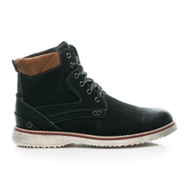 American Club Chaussures pour homme automne noir