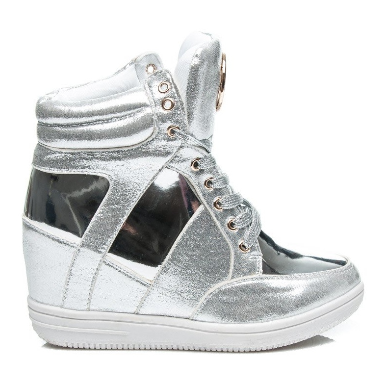 Vices Baskets à la mode avec ornement gris