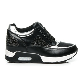 L&H Baskets brillantes noir