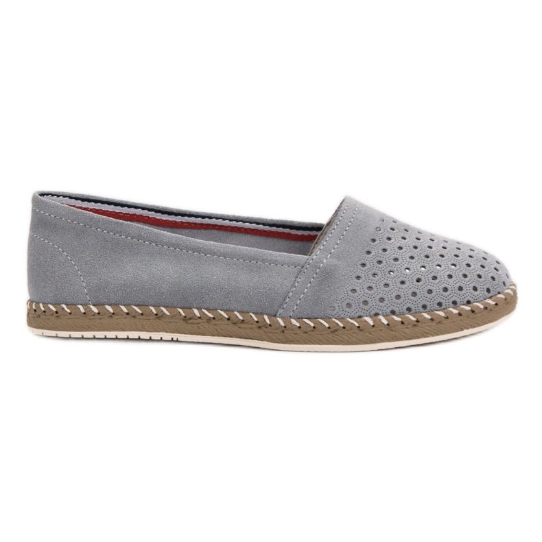 Filippo Espadrilles En Cuir Grises