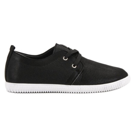 Super Mode Chaussures noires classiques le noir