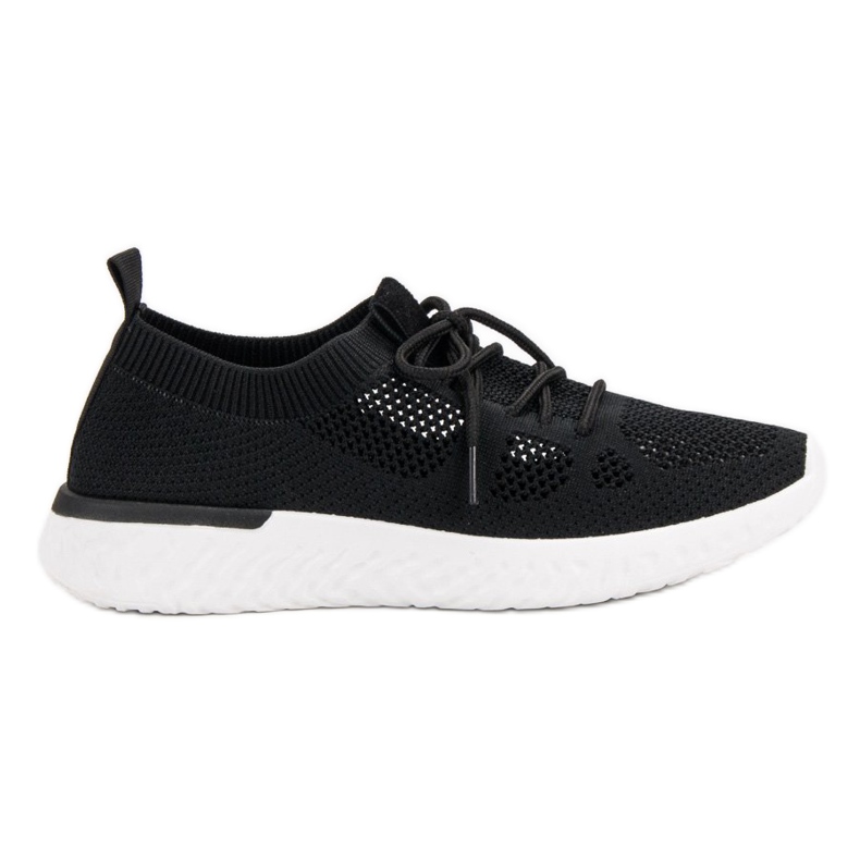 Chaussures de sport aérées le noir