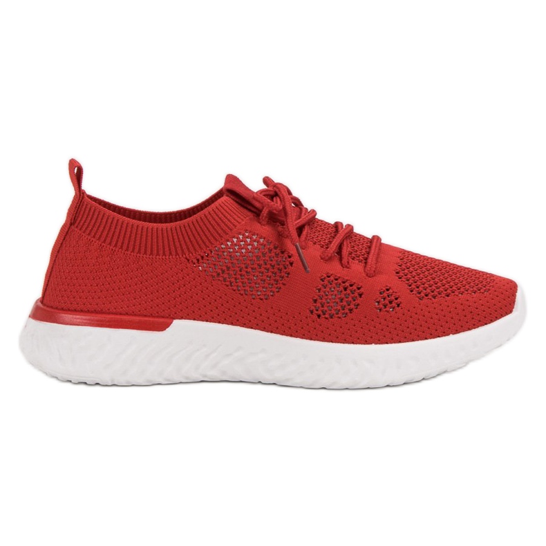 Chaussures de sport aérées rouge Chaussures de sport aérées rouge