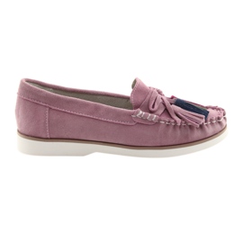Mocassins confortables pour femmes Filippo 641 rose