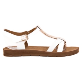 Filippo Sandales blanches classiques