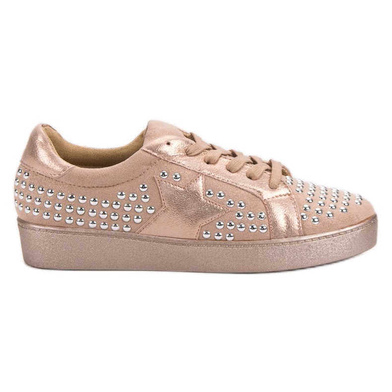 Bestelle Chaussures de sport avec strass rose