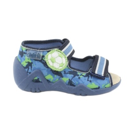 Chaussures enfant Befado jaune 350P002 bleu vert