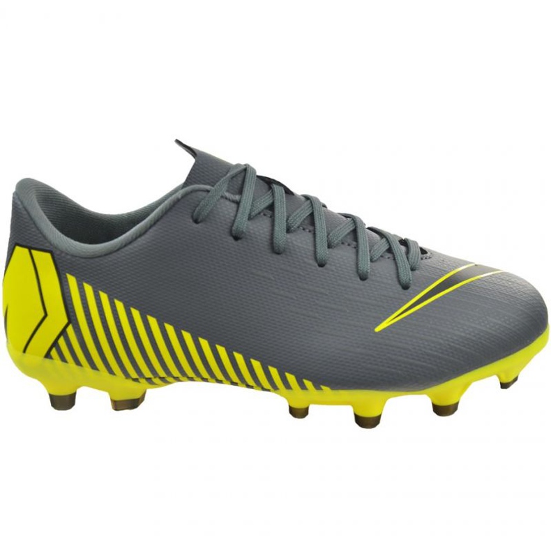 Chaussures de football Nike Mercurial Vapor 12 Academy Mg Jr AH7347-070 multicolore gris