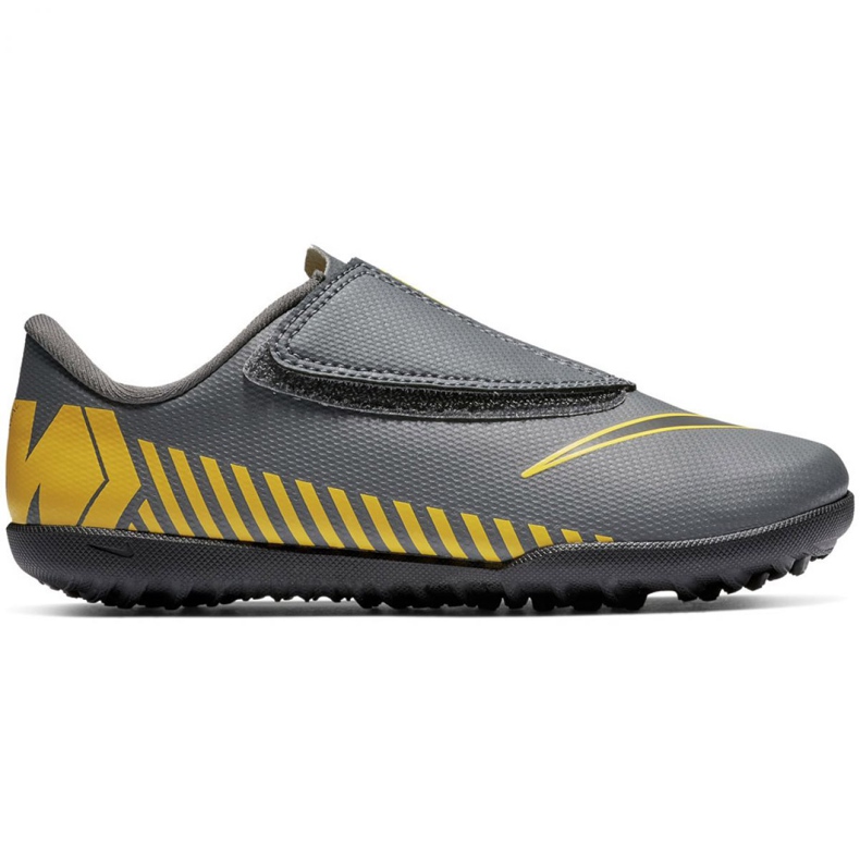 Chaussures de football Nike Mercurial Vapor 12 Club Tf Jr AH7357-070 multicolore gris