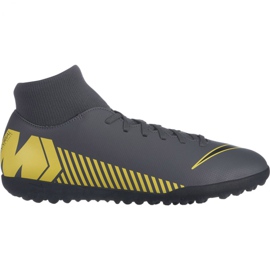 Chaussures de football Nike Mercurial Superfly 6 Club Tf M AH7372-070 multicolore gris
