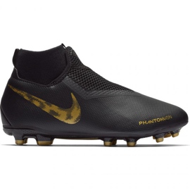Chaussures de football Nike Phantom Vsn Academy Df FG / MG Jr AO3287-077 noir noir