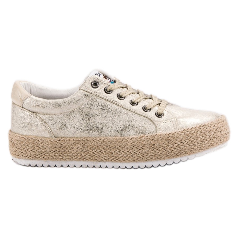 Betler Espadrilles à la mode jaune