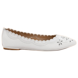 Ballerine Au Spitz VICES blanc