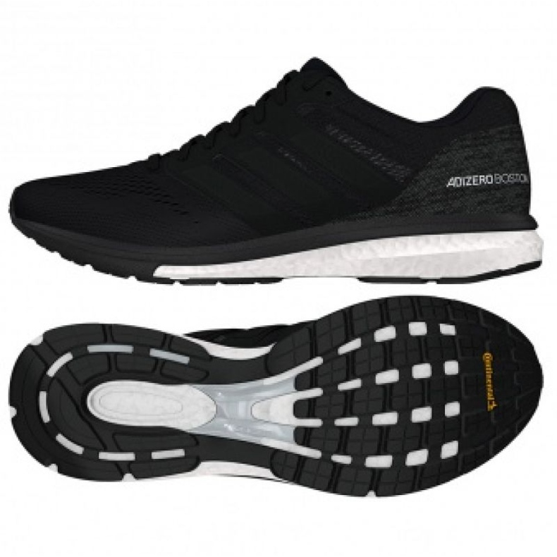 Chaussures de course adidas adizero Boston 7 M B37382 le noir