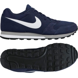 Chaussure de course Nike Md Runner 2 M 749794-410 bleu marine