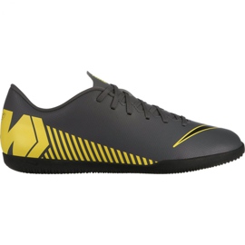 Chaussures d'intérieur Nike Mercurial Vapor X 12 Club Ic M AH7385-070 le noir gris