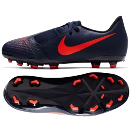 Nike Phantom Venom Academy Fg Jr AO0362-440 chaussures de football multicolore bleu marin