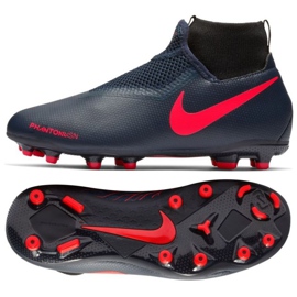 Nike Phantom Vsn Academy Df Fg Jr AO3287-440 bleu bleu marin