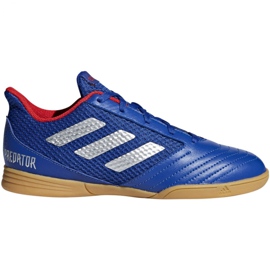 Chaussures indoor adidas Predator 19.4 In Sala Jr CM8551 bleu bleu Chaussures indoor adidas Predator 19.4 In Sala Jr CM8551 bleu bleu