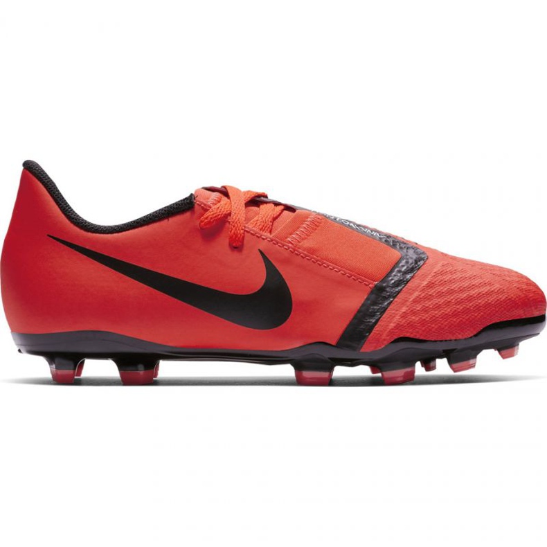 Nike Phantom Venom Academy Fg Jr AO0362-600 chaussures de football multicolore oranges et rouges