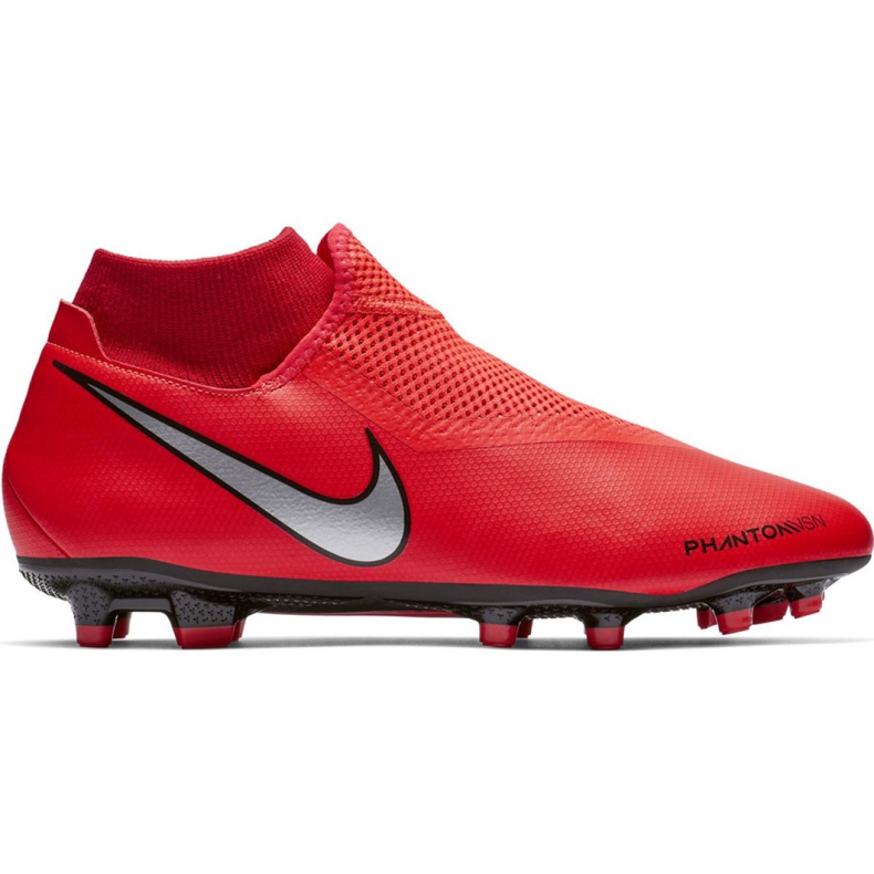 Chaussures de football Nike Phantom Vsn Academy Df FG / MG M AO3258-600 rouge rouge