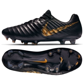 Chaussures de football Nike Tiempo Legend 7 Elite Fg M AH7238-077 noir noir