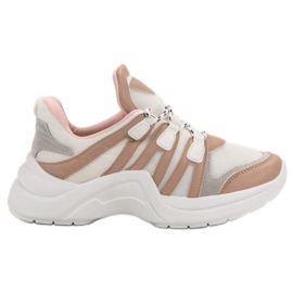 Kylie Chaussures de sport confortables beige