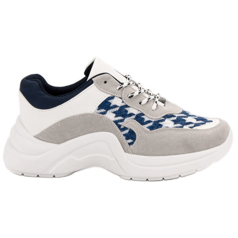 Kylie Chaussures de sport avec motif bleu gris Kylie Chaussures de sport avec motif bleu gris
