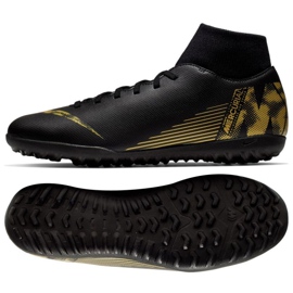 Chaussures de football Nike Mercurial SuperflyX 6 Club Tf M AH7372-077 noir noir