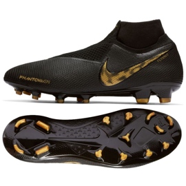 Chaussures de football Nike Phantom Vsn Elite Df Fg M AO3262-077 noir noir