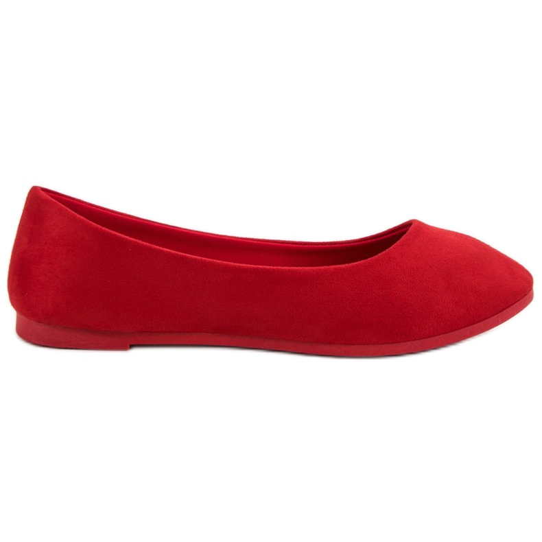 Ballerines rouges en daim VICES