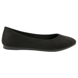 Ballerines en daim noir VICES