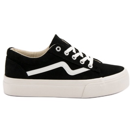 Kylie Baskets noires à la mode