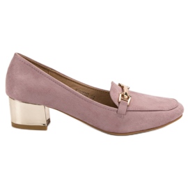 Kylie Mocassins à talons hauts violet Kylie Mocassins à talons hauts violet