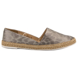 Kylie Espadrilles à pois gris Kylie Espadrilles à pois gris