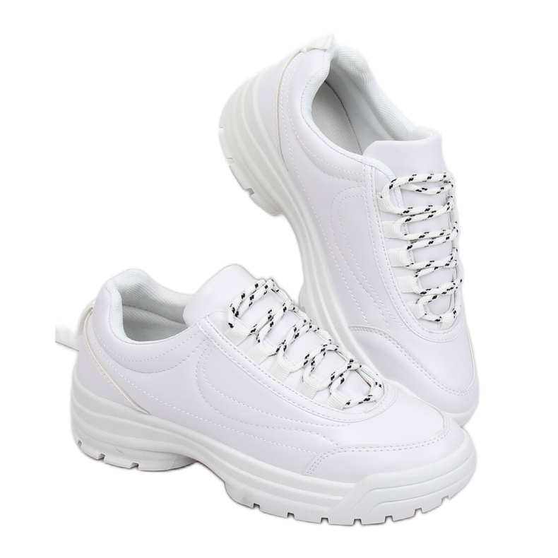 Chaussures de sport blanches 6256 Blanc Chaussures de sport blanches 6256 Blanc
