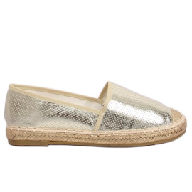 Espadrilles or métallisé A645-ESP-1 Or doré