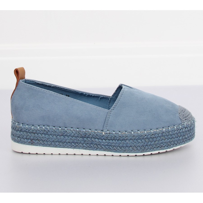 Espadrilles sur les talons bleus BL247 Blue II-GAT