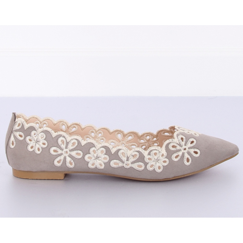 Ballerines ajourées grises LT99P Gris II-GAT