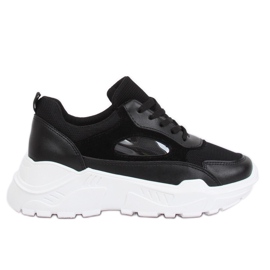 Noir PP-37 Chaussures de sport noires le noir