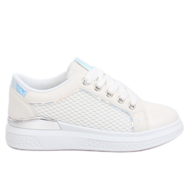 Baskets holographiques blanches ZF-40 White