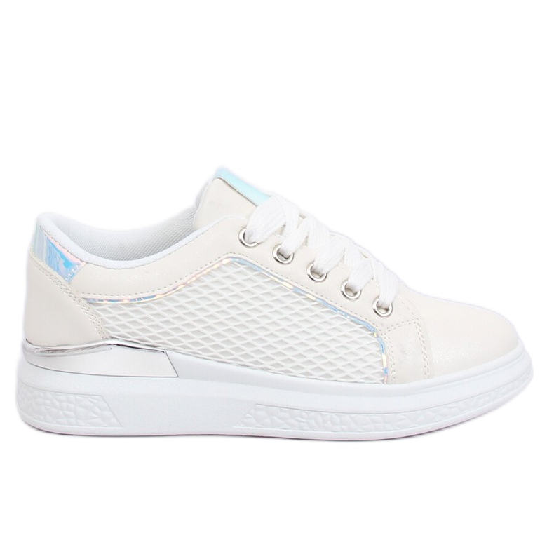 Baskets holographiques blanches ZF-40 White