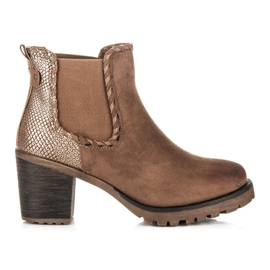 Super Me Bottes élégantes brun