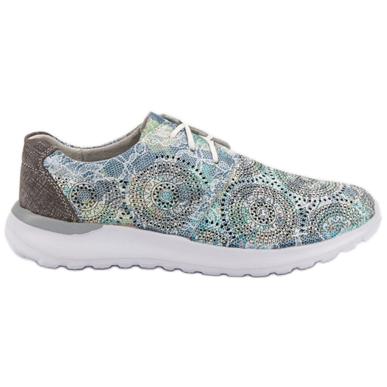 Filippo Chaussures de sport en cuir multicolore Filippo Chaussures de sport en cuir multicolore