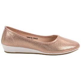 Vinceza Ballerines confortables rose
