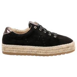 Seastar Espadrilles nouées le noir