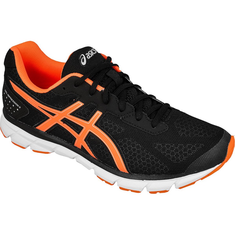 Chaussures de course Asics Gel-Impression 9 M T6F1N-9030 le noir orange