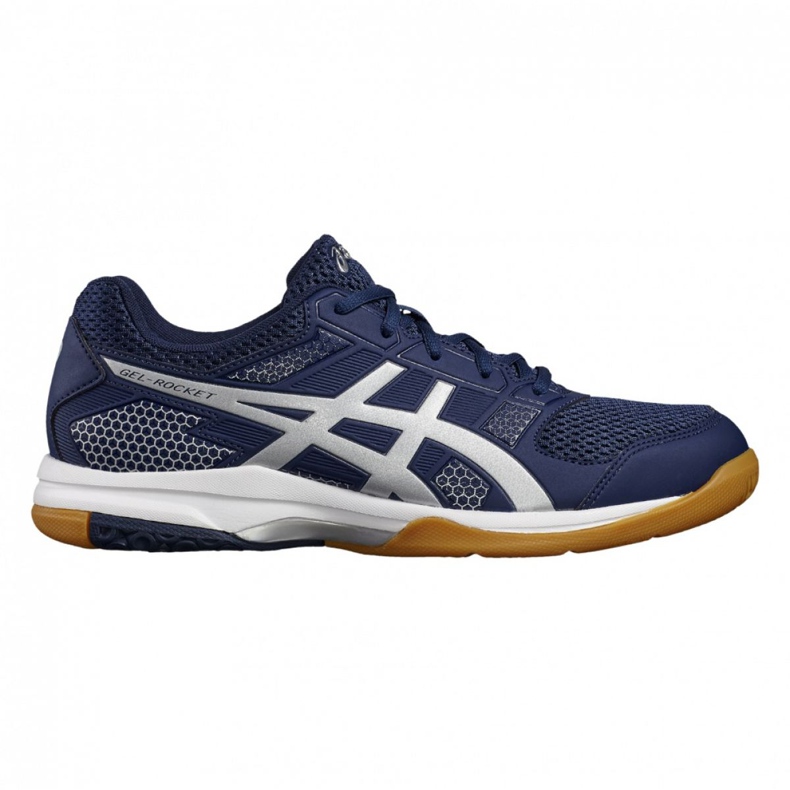 Asics Gel Rocket 8 M B706Y-4993 chaussures de volley-ball bleu marin bleu marin