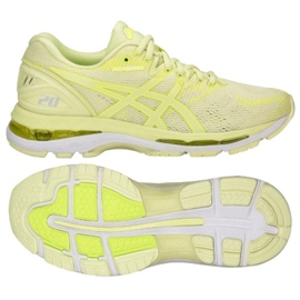 Chaussures de course Asics Gel Nimbus 20 W T850N-8585 jaune