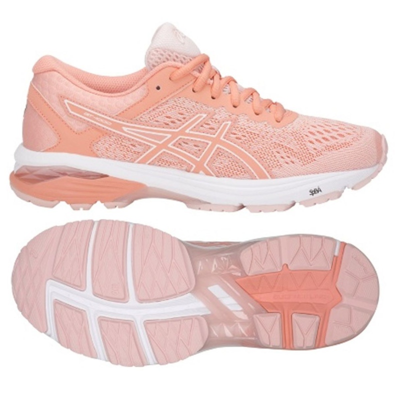 Chaussures de course Asics Gt 1000 6 W T7A9N-1706 rose